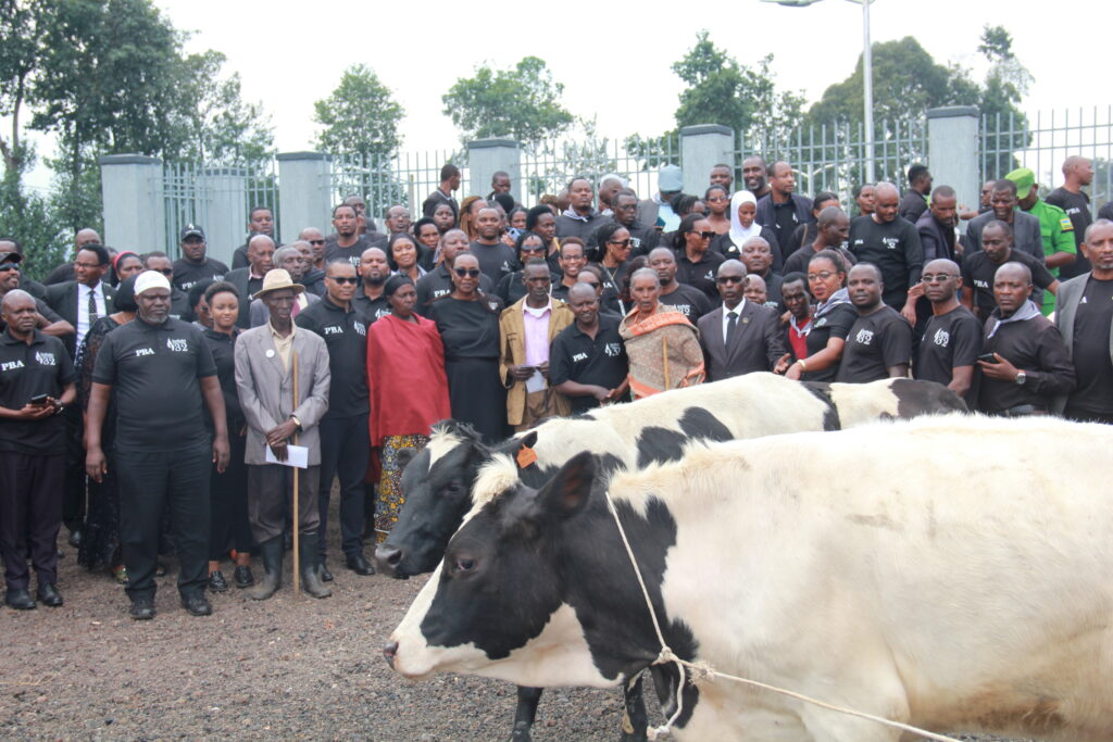 Imiryango 5 y'abarokotse Jenoside mu Bigogwe yorojwe inka 5 zihaka zifite gaaciro ka miliyoni 6